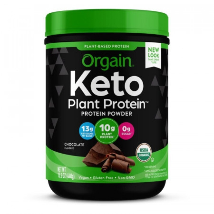 Orgain Keto Plant Protein čokolada 440g